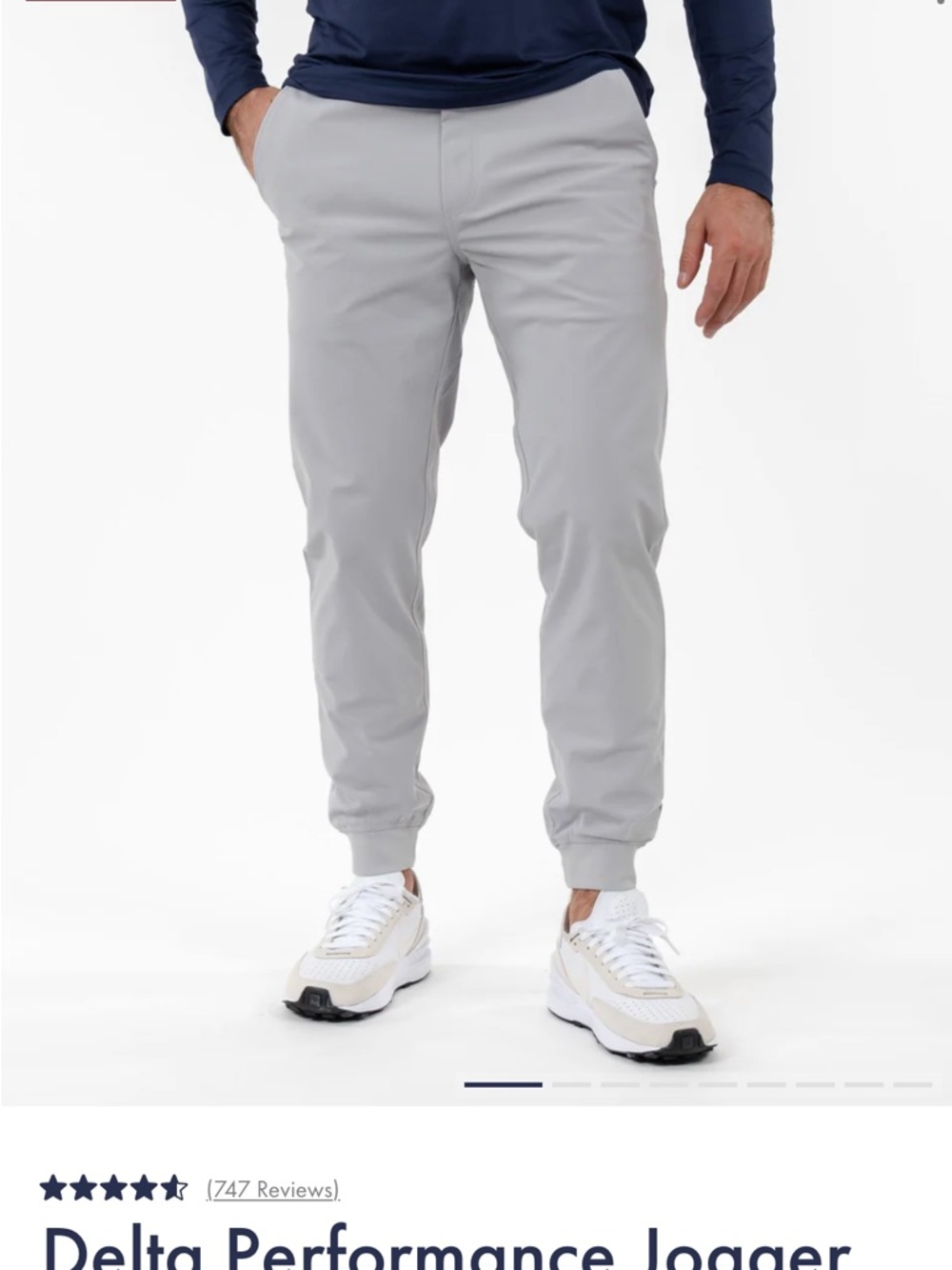 Delta Performance Jogger - Light Gray